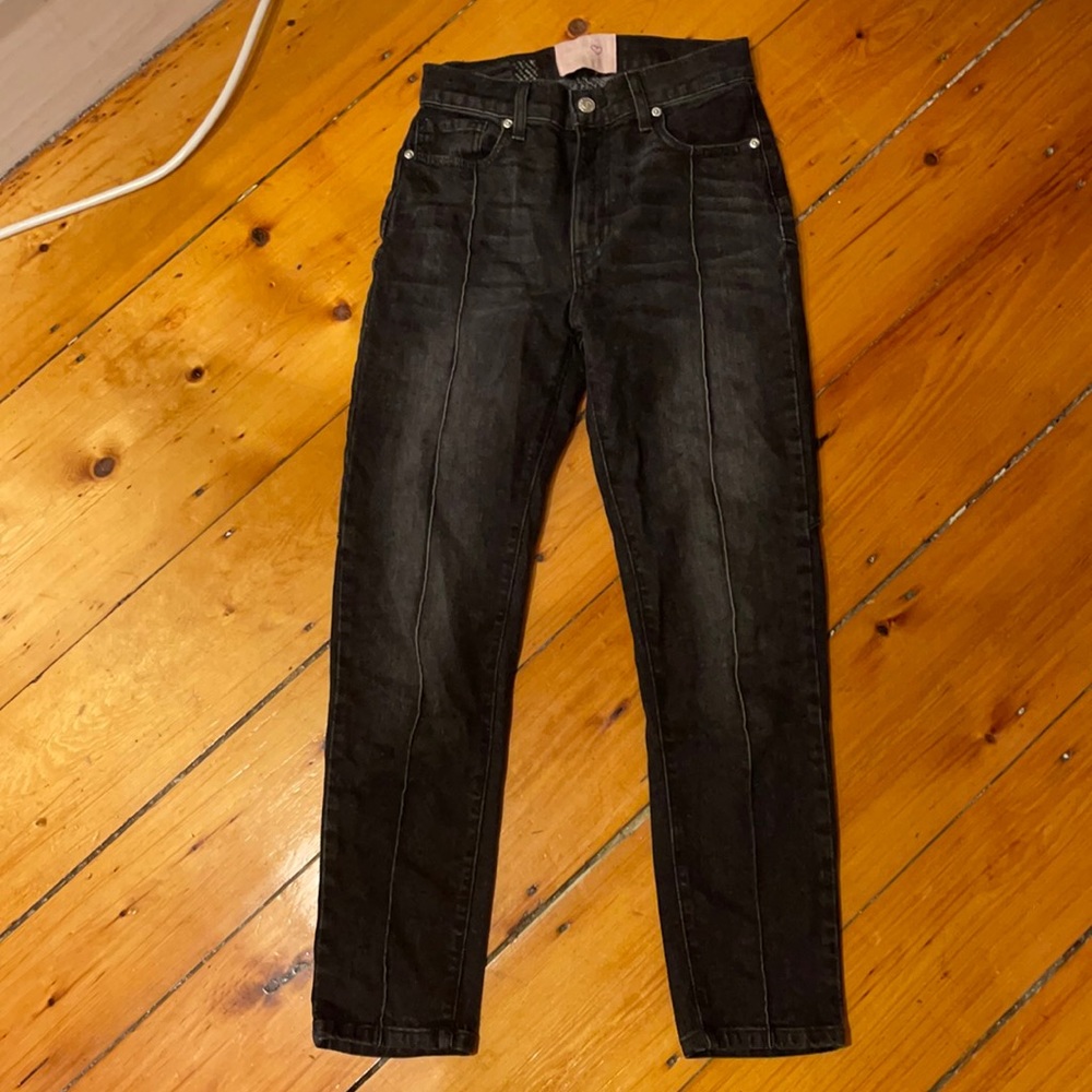 REVICE BLACK HIGH RISE SKINNY JEANS